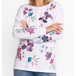 NWT Johnny Was Shilo Relaxed Long Sleeve Tee